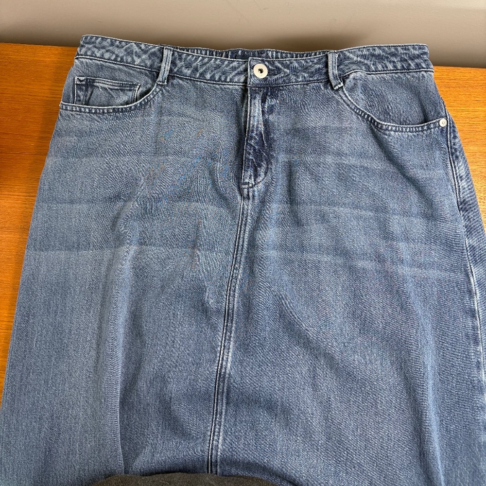 J.Jill Denim Midi/Maxi Skirt